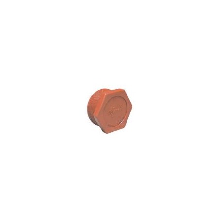 TAPON MACHO POLIPROPILENO RM ROJO