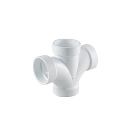 TEE DOBLE PVC SANITARIO CEM