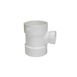 TEE SANITARIO REDUCCION PVC DWV PVC401