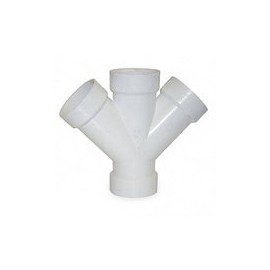 YEE DOBLE PVC SANITARIO CEM 6