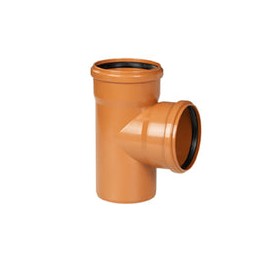 TEE PVC ALCANTARILLADO 12X6 2 CAMPANAS