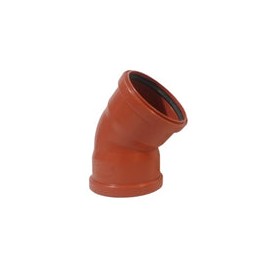 CODO PVC ALCANTARILLADOARILLADO 2 CAMPANAS 4 X45