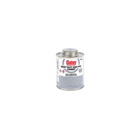 CEMENTO OATEY PARA PVC EXT REF GRIS