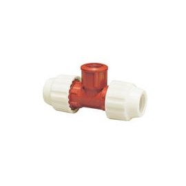 TEE ACOPLE RH POLIPROPILENO ROJO POLIPROPILENO