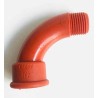 CURVA NIPLE POLIPROPILENO RM/RH ROJO