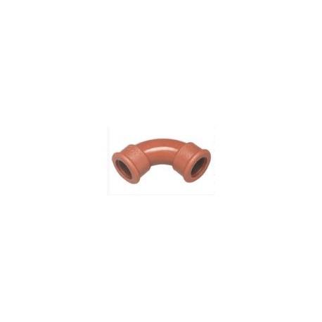 CURVA POLIPROPILENO RH/RH ROJO