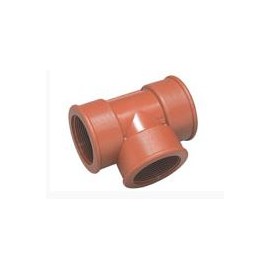 TEE POLIPROPILENO RH ROJO