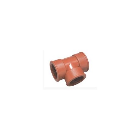 TEE POLIPROPILENO RH ROJO