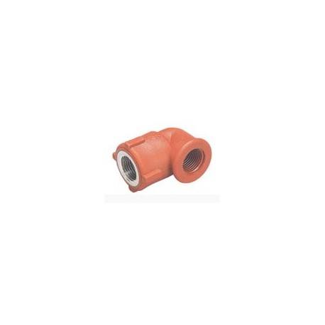 CODO POLIPROPILENO C/INS METAL RH ROJO
