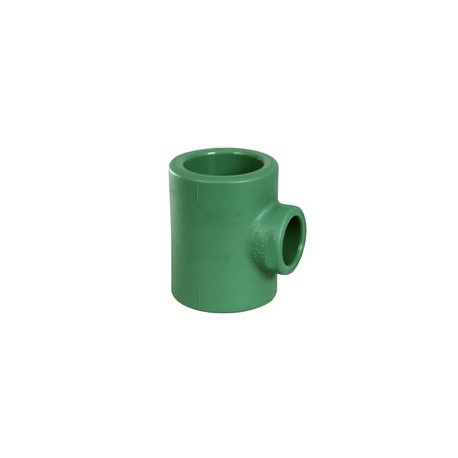 TEE REDUCCION POLIPROPILENO FUSION VERDE 3/4 X3/4 X1/2