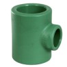 TEE REDUCCION POLIPROPILENO FUSION VERDE 3/4 X3/4 X1/2