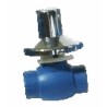 LLAVE ESFERA PALANCA1/2 K51 FUS AZUL POLIPROPILENO