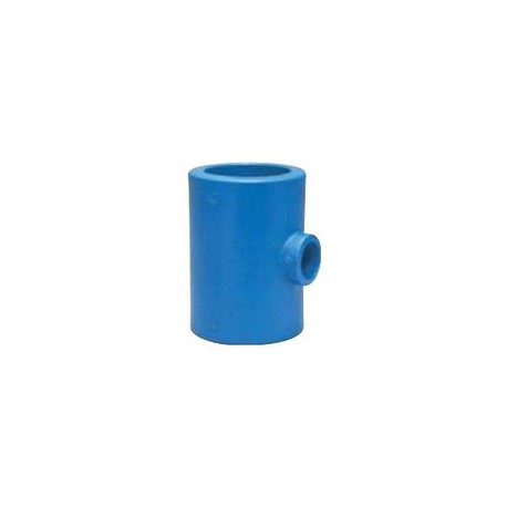 TEE REDUCCION POLIPROPILENO FUSION K35 AZUL