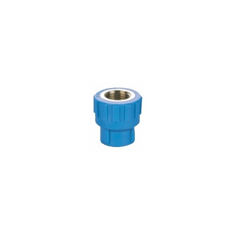 ADAPTADOR T RH POLIPROPILENO FUS IN/MET 1FX1R AZUL K13