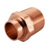 ADAPTADOR T MACHO REDUCCION COBRE