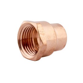 ADAPTADOR T HEMBRA REDUCCION COBRE