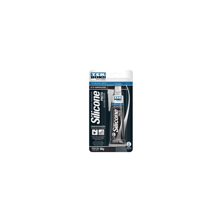 SILICON ALTA TEMPERATURA 50G TUBITO NEGRO TEK BOND