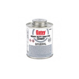 CEMENTO OATEY PARA PVC EXT REF GRIS
