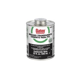 CEMENTO OATEY PARA PVC MEDE NEGRO TRANS