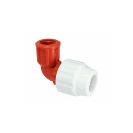 CODO ACOPLE RH ROJO POLIPROPILENO