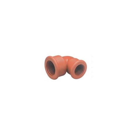 CODO REDUCCION POLIPROPILENO ROJO