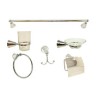JUEGO ACCESORIOS PARA BAÑO OULU CROM EKON 60111